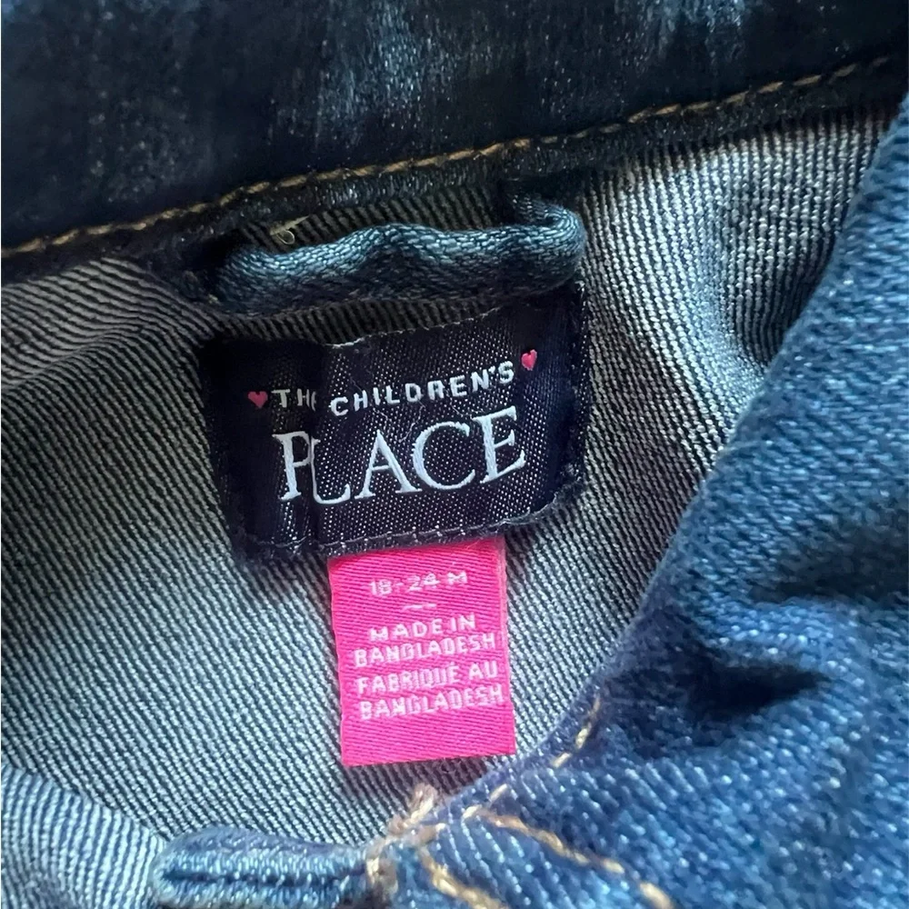 Children’s Place Toddler Girls Blue Denim Jacket | 18-24 M NWT